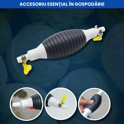 Pompa Manuală pentru Transfer Rapid de Lichide (Combustibil, Apă, Vin Etc.)