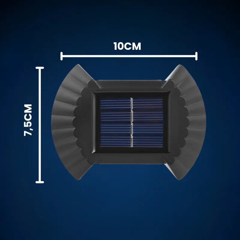 Lămpi Solare pentru Pereți și Garduri cu Iluminare Sus-Jos