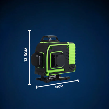 NIVELA LASER 16 LINII - 4D, 2 ACUMULATORI SI 10 ACCESORII